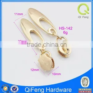 HS-142 Wholesale Metal Zipper Custom Simple Design in Guangzhou thumbnail-3