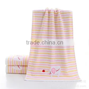 Pinstripe Children Soft Touch Towel For Gilrs thumbnail-5