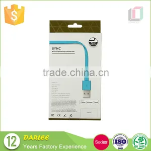 China Supplier Embossing Lightening Cable Packaging With Good Service thumbnail-2