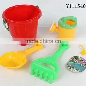Summer Toys PP Plastic Beach Bucket Sand Beach Toys Set 4PCS With EN71 thumbnail-1