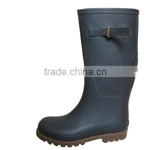 China Wholesale Black Men Fashion Cheap Worker Rain Boots Rubber Wellies Wellington thumbnail-1