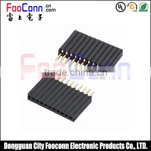 2.54mm Female Header Single/Dual Row Top Entry Straight Connector thumbnail-2