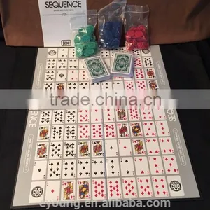 Sequence Game Adults and Children Strategy Board Game Cards thumbnail-3