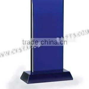 New Arrival Cheap Blank Glass Trophy Award in 2015 Hot Selling Glass Award Trophy thumbnail-1