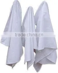PLAIN COTTON WHITE TEATOWEL FOR PRINTING thumbnail-1