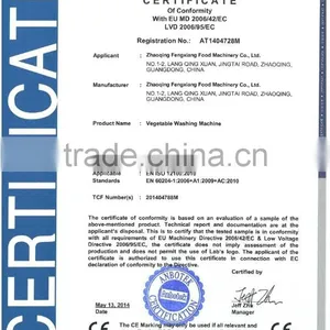 Industrial High Efficient Ozone Disinfected Circulating Water Vegetable Washing Machine thumbnail-6