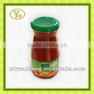 European Hot Tomato Suace in the Glass Jar thumbnail-1