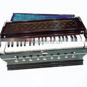 Indian Musical Instrument Harmonium PROFESSIONAL GRADE 3 1/2 OCTAVE 9 STOPS SHRUTI 440Hz YOGA MANTRA KIRTAN thumbnail-2