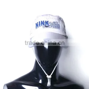 Hottest Sell Fashionable Fishing Product White Peaked Cap for Outdoor Sport thumbnail-1
