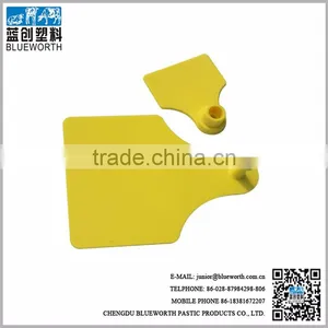 Blueworth 3#+4# Yellow Ear Tag for Cow in Farm Livestock Management thumbnail-2