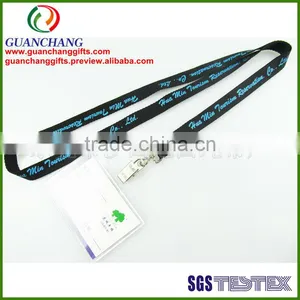 OEM Custom Working id Card Holder Woven Necklace thumbnail-1