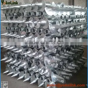 Hot Dip Galvanized Carbon Steel Ground Pile for Fence or Gates thumbnail-1