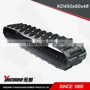 Manufacture Agricultural Rubber Crawler KD450x90 thumbnail-1