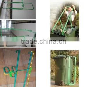Garden Tool Bag With Iron Wood Fabric Garden Tool Garden Waste Wheelie Bin Tool thumbnail-2