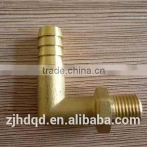 Forged Brass Male Thread Elbow Hose Barb Fittings thumbnail-2