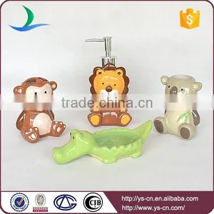 Ceramic Cartoon Bathroom Accessory Toothbrush Holder thumbnail-2