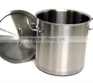 Commercial Stainless Steel Stockpot With Lid thumbnail-1