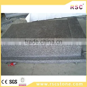 Red G664 Granite Tombstone thumbnail-1