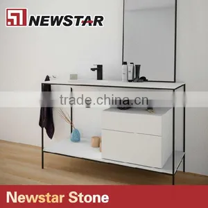 Newstar Hotel Metal Bathroom Vanity Base thumbnail-1