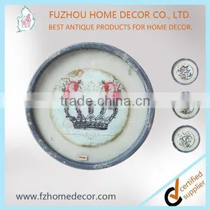 Round Shape Large Metal Picture Frames With Glass Printing thumbnail-3