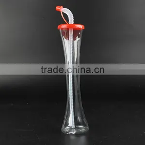 Fashionable First Rate High Quality Food Grade Plastic Beach Cup With Straw thumbnail-4