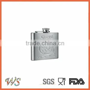 WSJJYY058 4 oz Stainless Steel Hip Flask thumbnail-3