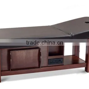 Wood Base Massage Beauty Bed / High End Used Massage Table F-H3360 thumbnail-1