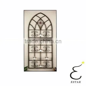 Iron Candlestick Wall Candle Holder thumbnail-1