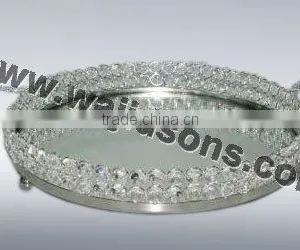Home Decoration Nice Crystal Fruit Plate, Crystal Glass Fruit Tray thumbnail-1