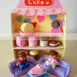 2017 China Hot Sale High Quality Handmade Promotional New Product Handmade Eco Friendly Cheap Wholesale Felt Kids Toy Cabinet thumbnail-1