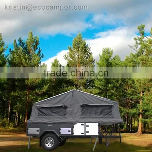 Australia Standard Off Road Camping Hard Floor Forward Folding Camper Trailer For Sale thumbnail-1