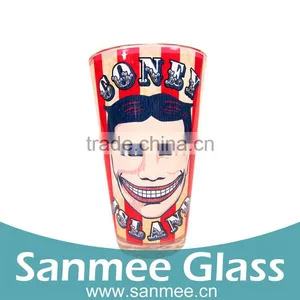 Hot Sales Colorful Printing Design Glass Cup Drinkware Gift Cup thumbnail-1