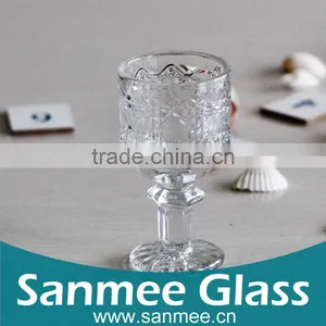 Mini Elegant Embossed Wine Glass Shot Glass thumbnail-1