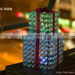 Dongguan Hot Led Christmas Decoration Iron Acrylic Gift Box thumbnail-1