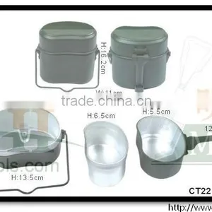 Plastic and Aluminum Canteen Messtin thumbnail-2
