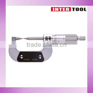 Point Micrometer With Tip Spindles and Anvils for Measuring Drills Grooves or Other Dimensions thumbnail-1