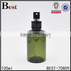 100ml Dark Green Body Spray Bottle Cosmetic Plastic Bottle Body Spray Bottle thumbnail-1