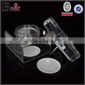 50g Square Double Wall Plastic Empty Cream Jars High Grade Cream Jar thumbnail-2