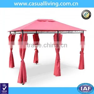 Outdoor Garden Gazebo Steel Frame 3X4M Curtains Sidewalls thumbnail-1