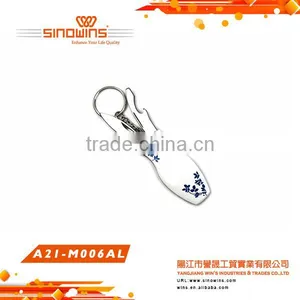 Key Shape New Design Multifunctional Key Chain Stainless Steel Tools With Aluminum Handle thumbnail-4