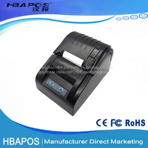 HBA-5890T Cheap Factory 58mm Portable Thermal Printer POS 58 Thermal Receipt Printer With Driver thumbnail-4