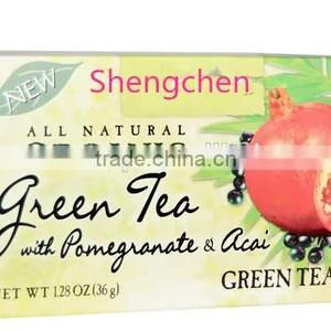 100% Organic Pomegranate Fruit Flavor With Green Tea or Black Tea /pomegranate With Black Tea or Green Tea thumbnail-2