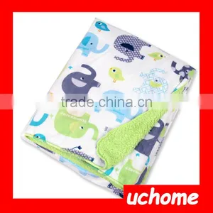UCHOME Newborn Baby Blanket/Baby Outdoor Blanket/Soft Plush Infant Blanket thumbnail-4
