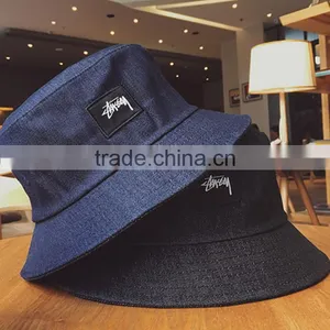 2016 New Design Cowboy Bucket Hat With a Woven Label Logo Cap thumbnail-1