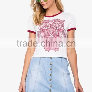 Casual Style Short Sleeve Women t Shirt Wholesale China thumbnail-2