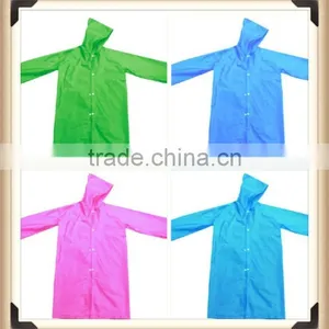 Wholesale Kids Plastic Raincoat OEM Children Rain Poncho With Customized Logo for Promotion thumbnail-3