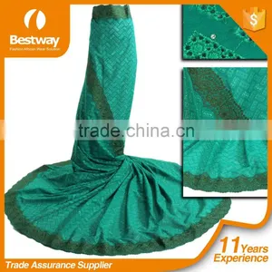 Hot Sale Heavy African Embriodery Swiss Voile Lace SL0411-1 thumbnail-1