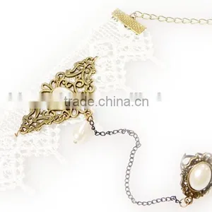 Lace Bracelet Ring Sets Antique Women Jewelry Set Wholesale thumbnail-4
