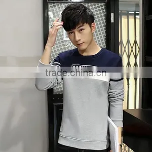 2017 Jiangxi Wholesale Professional Good Quality Round Neck Sweatshirt for Mens Custom thumbnail-1