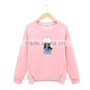 100% Cotton Cartoon Printing Women Hoodies thumbnail-1